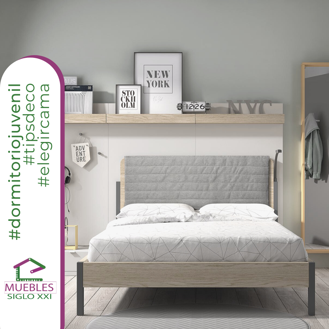 roble Carteles Procesando Tips para elegir el dormitorio juvenil: la cama. | Muebles Siglo XXI |  Zaragoza