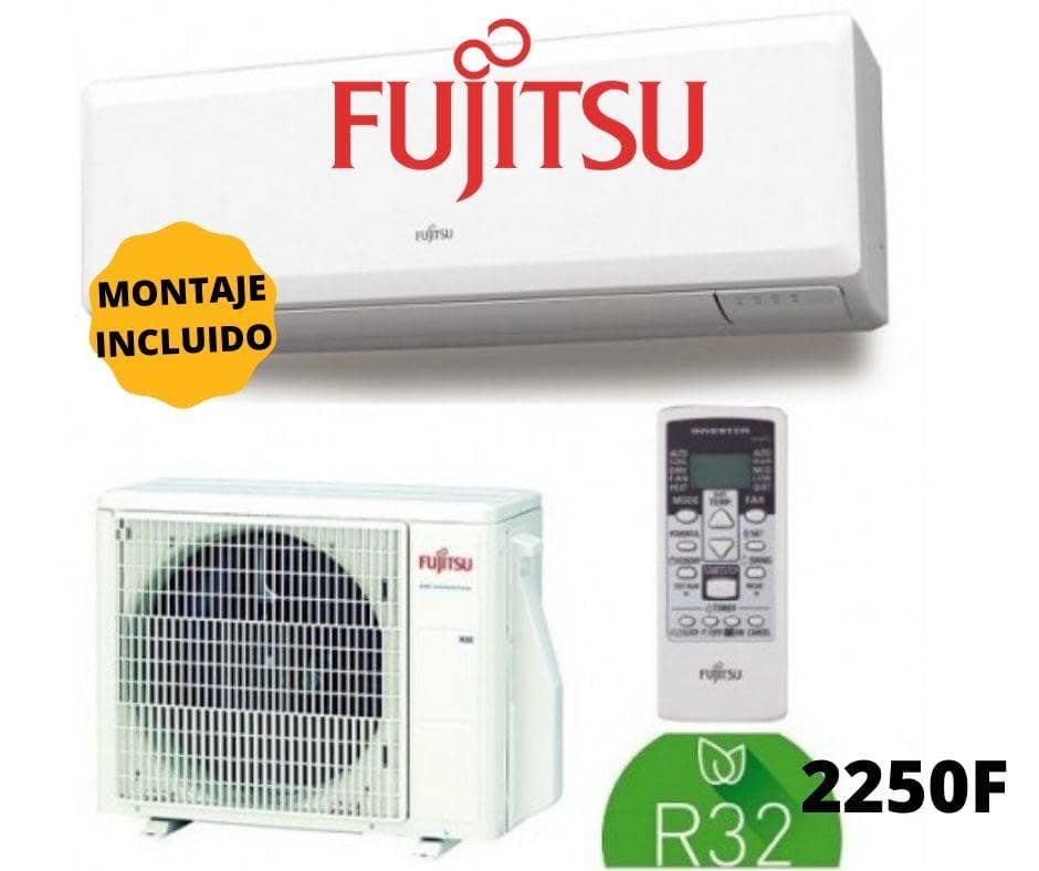 Competencia Caña rodillo Aire Fujitsu ASY 25 UI-KP 2.250frigorías Aire acondicionado | Muebles  Martín | Tu tienda de muebles en Huelva