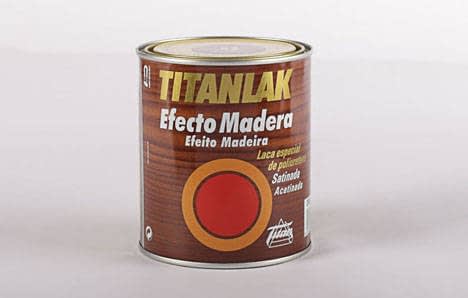 Pintura Imitación Madera Titán.