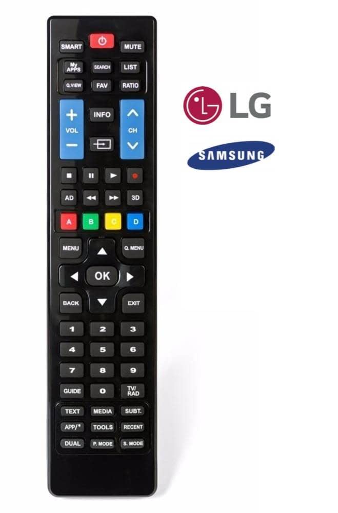 Mando a distancia compatible Smart TV Samsung Y LG