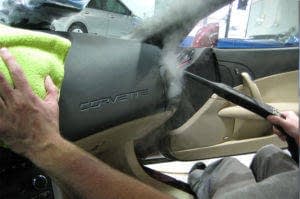 Maquina vapor limpieza coches